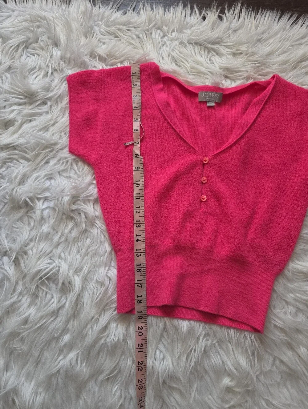 J crew Featherweight cashmere V-neck T-shirt